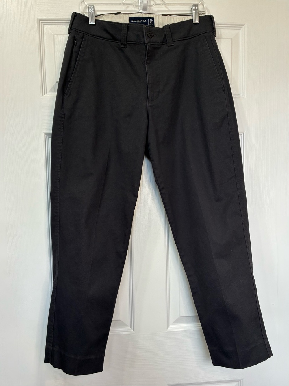 Abercrombie & Fitch Pants Mens 32X30 Charcoal Gray Loose Fit School Casual